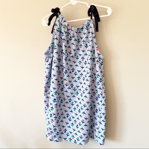 Hanna Andersson Floral Tie Top | 140 = US 10 - Picture 4 of 4